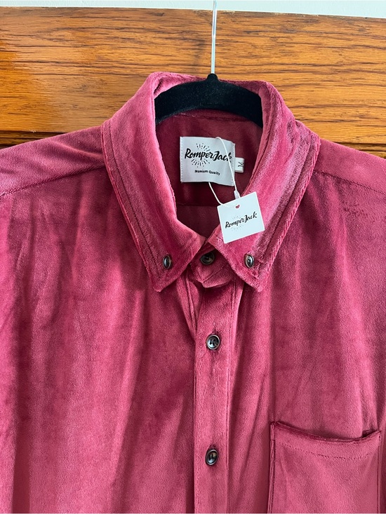 Romperjack Other - RomperJack Button-Up Shirt Jacket in Dusty Rose
